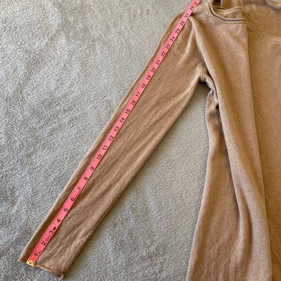 G.I.L.I. Got It Love It Sweater Medium Beige Cashmere Silk Longline Luxury Tunic - Picture 6 of 6